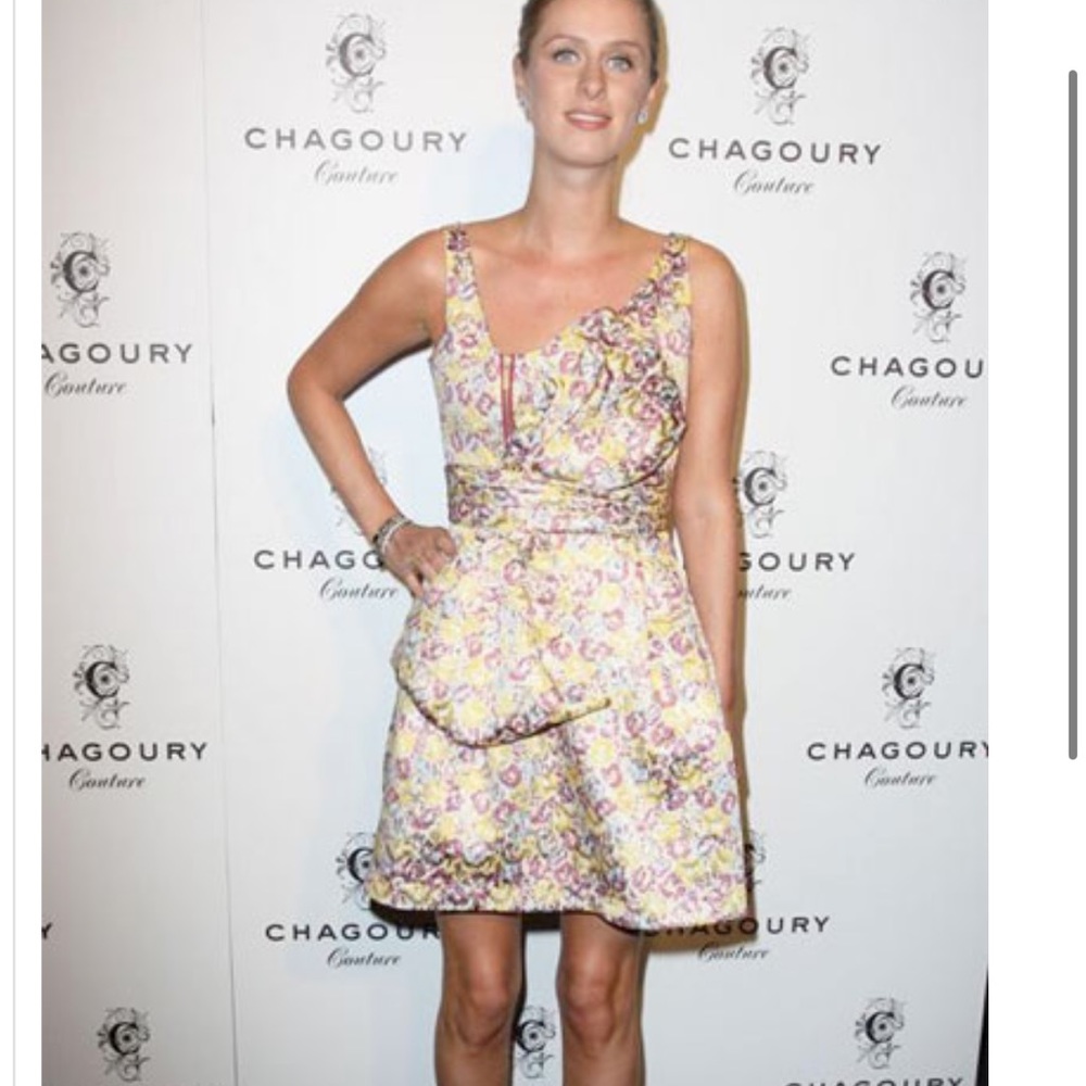 Zac Posen for Target Floral Dress - Yellow and Purple